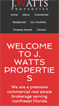 Mobile Screenshot of jwattsproperties.com