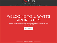 Tablet Screenshot of jwattsproperties.com